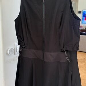 Athleta Black Sleeveless Tennis Skort Dress